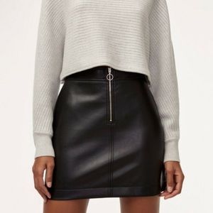 Wilfred Free Pleather Roxanne Skirt